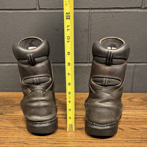 Vintage Red Wing 1411 Brown Leather 8” EH Work Boots Men’s 8 EE Made In USA - Picture 4 of 8
